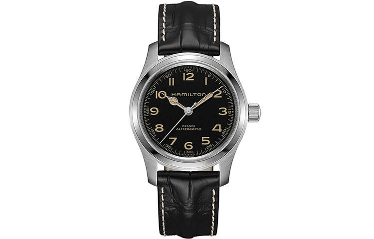 HAMILTON Khaki Field Series Automatic Mechanical Movement Men's Watches Watch 42 Black Dial