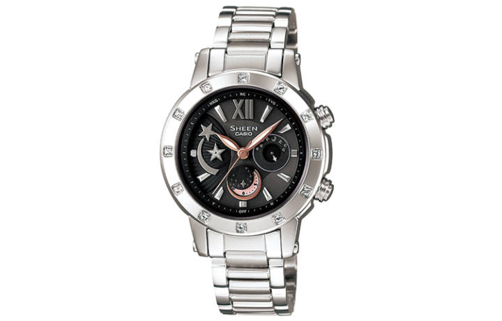 CASIO CASIO Women's SHEEN Black Watch SHN-7502D-1A