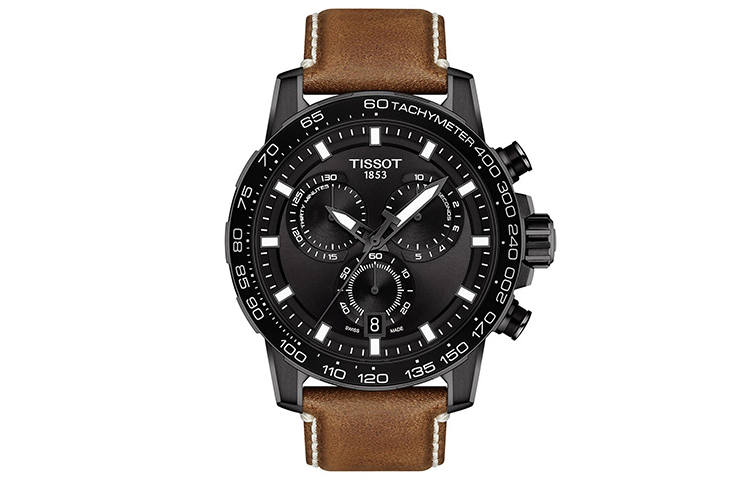 TISSOT Daring Collection Quartz Movement Men's Watches Watch 45.5mm Black Dial