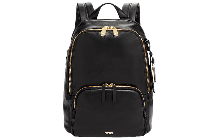 TUMI Voyageur Cow Leather Backpack Small Women's Black