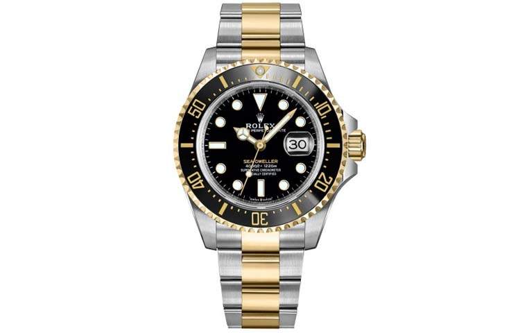 ROLEX Sea Dweller Gold Ambassador Automatic Mechanical Movement Men's Watches Watch 43mm Black Dial