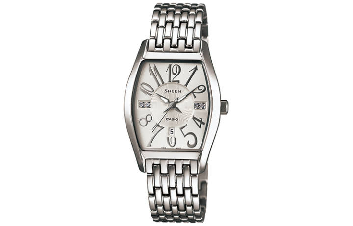 CASIO CASIO Women's SHEEN Silver Watch SHE-4027D-7A