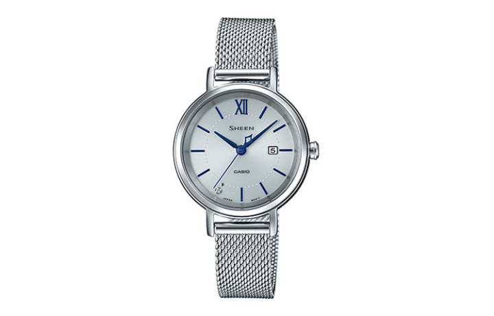 CASIO CASIO Women's SHEEN Silver Watch SHS-D300M-7APR