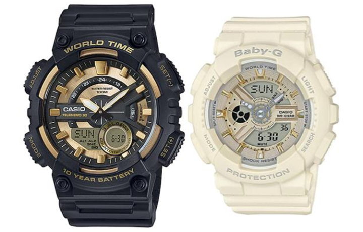 CASIO CASIO Unisex Pair Table Series Black Watch