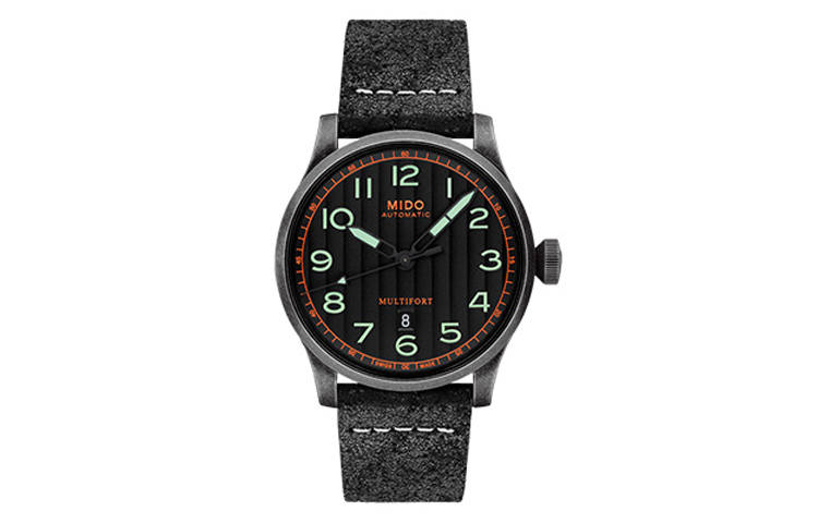 MIDO MIDO Helm Automatic Mechanical Movement Men's Watches Watch 44mm Black Dial