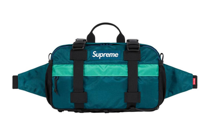 Supreme Supreme Polyester Sling Bag One Shoulder Crossbody Fanny Pack Regular Unisex Blue Gray