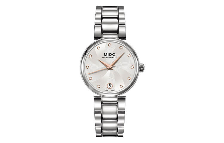 MIDO Baroncelli Automatic Mechanical Movement Women's Watch 33mm Beige Watch Dial