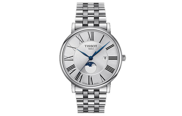 TISSOT Kason Zen I Collection Quartz Movement Men's Watches Watch 40mm Silver Dial Stainless Steel Watchband
