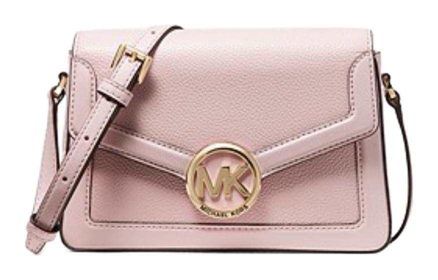 MICHAEL KORS Jessie Leather Crossbody Bag, Shoulder Bag Women's Pink