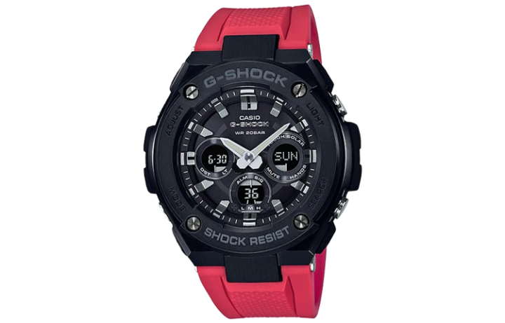 CASIO CASIO Men G-STEEL Series 56mm Black Watch GST-S300G-1A4