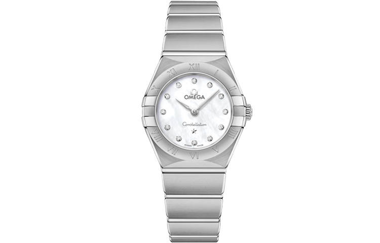OMEGA Constellation Collection Zodiac Watch Quartz Movement Women's Watch 25mm White Dial