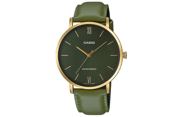CASIO CASIO Men Standard Series 46mm Green Watch MTP-VT01GL-3B