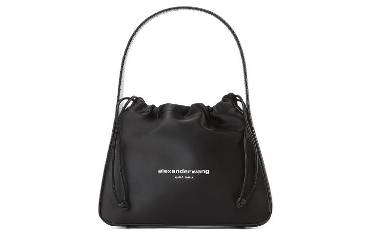 Alexander Wang Ryan Leather Shoulder Bag, Handbag Small Women's Black