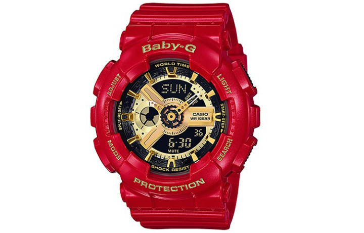 CASIO CASIO Women's BABY-G Gold Watch BA-110VLA-4A
