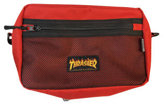 Thrasher Polyester Crossbody Bags Regular Unisex Red