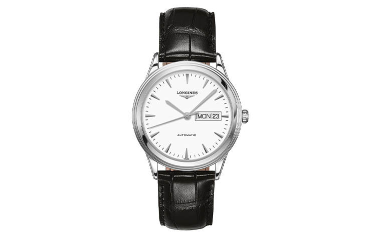 LONGINES Military Flag Collection Automatic Mechanical Movement Men's Watches Watch 38.5mm White Dial