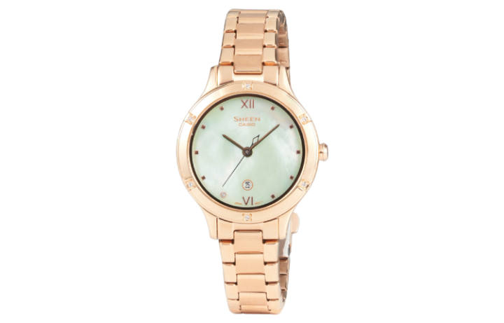 CASIO CASIO Women's SHEEN Mother Of Pearl Color Watch