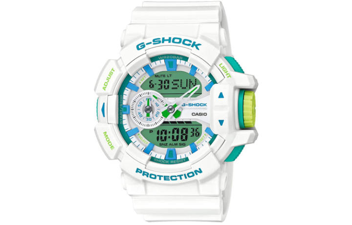 CASIO CASIO Men Liquid Crystal/Analog Dual Display Series Green Watch GA-400WG-7A