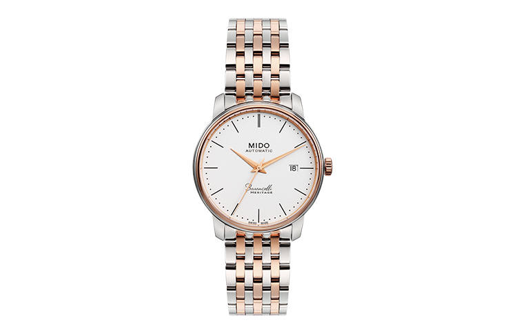 MIDO Baroncelli Automatic Mechanical Movement 30m Waterproof Men's Watches Watch 39mm White Dial