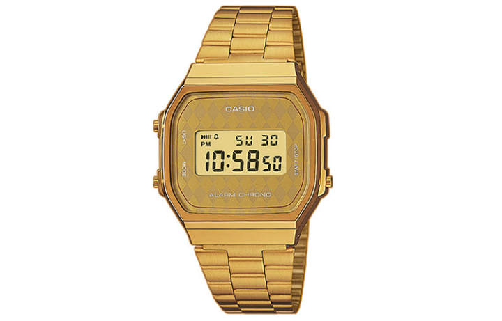 CASIO CASIO Women's VINTAGE Series Yellow Watch A168WG-9BWEF