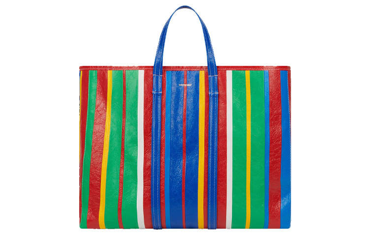 Balenciaga Barbes Lambskin Tote Bag, Shopping Bag, Handbag, Shoulder Bag, Crossbody Bag Large Women's Multicolor