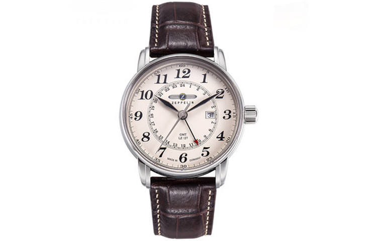 ZEPPELIN Piaget Collection Quartz Movement Men's Watches Watch White Dial Stainless Steel Case