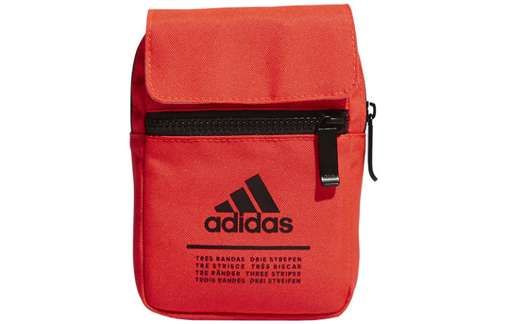 Adidas Adidas Polyester One Shoulder Handbag, Crossbody Bag Regular Unisex Red