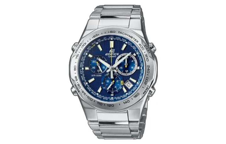 CASIO CASIO Men EDIFICE 38mm Blue Watch EF-528D-2AV
