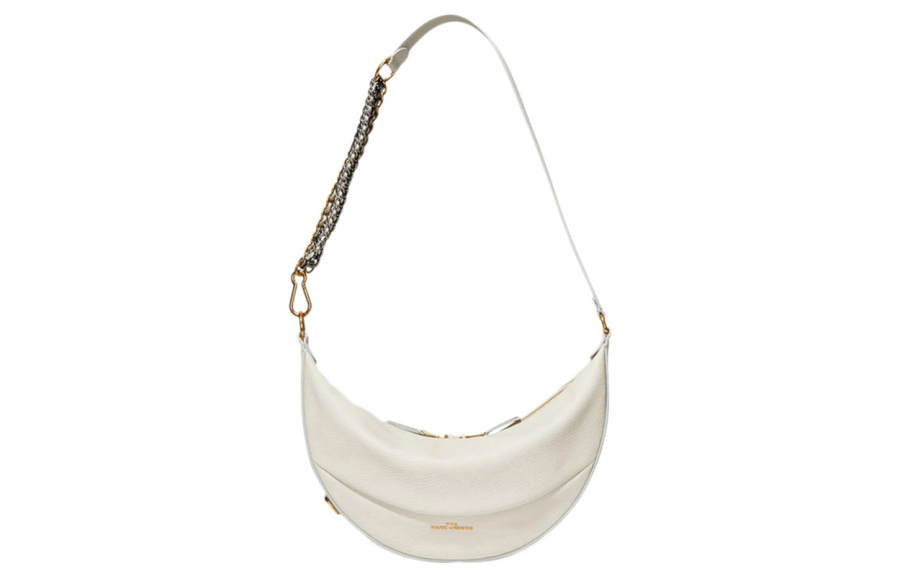 MARC JACOBS Cow Leather Shoulder Bag, Crossbody Bag Medium Women's White