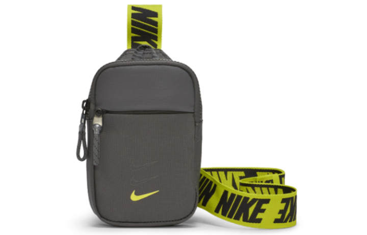 Nike Nike Polyester Fanny Pack, Sling Bag, Cell Phone Pouch, Crossbody Bag Unisex Gray