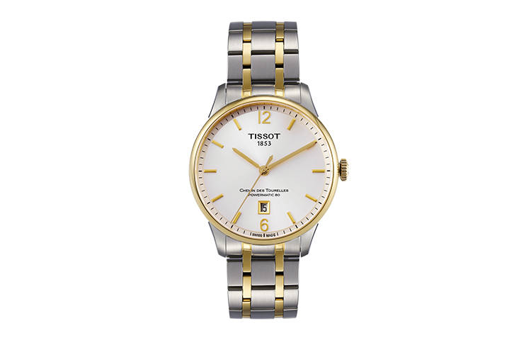 TISSOT Tourelles Collection Automatic Mechanical Movement 50m Waterproof Men's Watches Watch 42mm White Dial