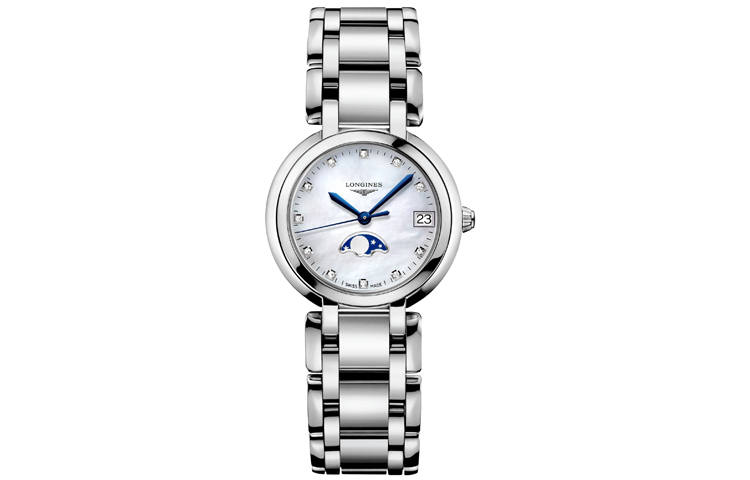 LONGINES Heart Moon Collection Quartz Movement Women's Watch 30.5mm Mother of Pearl Color Watch Dial