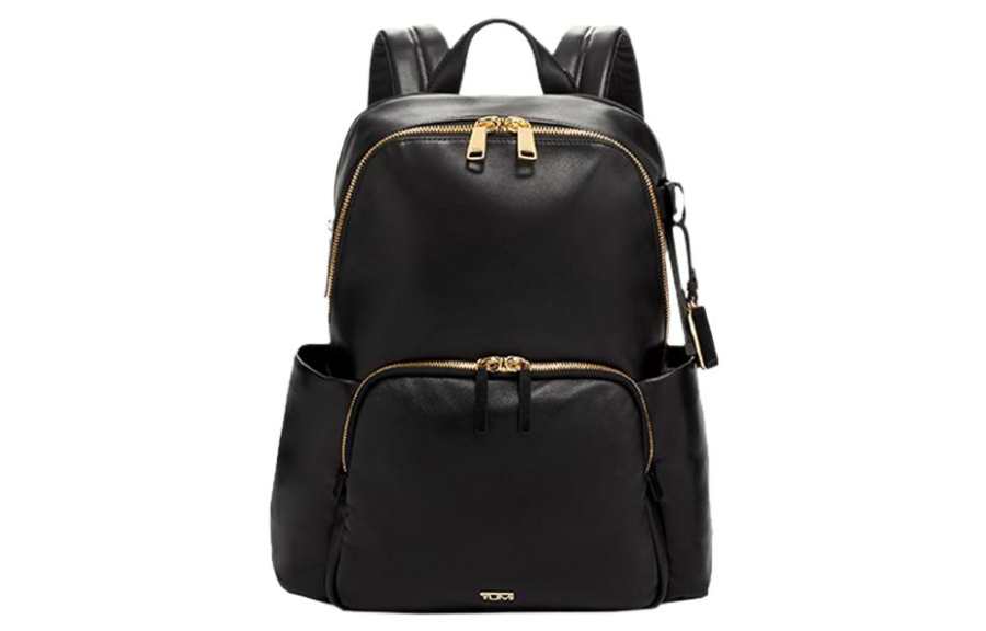 TUMI TUMI Voyageur Cow Leather Backpack Women's Black