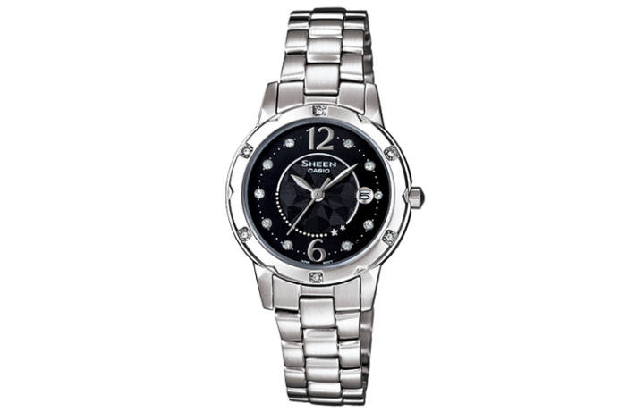 CASIO CASIO Women's SHEEN Black Watch SHE-4021D-1A