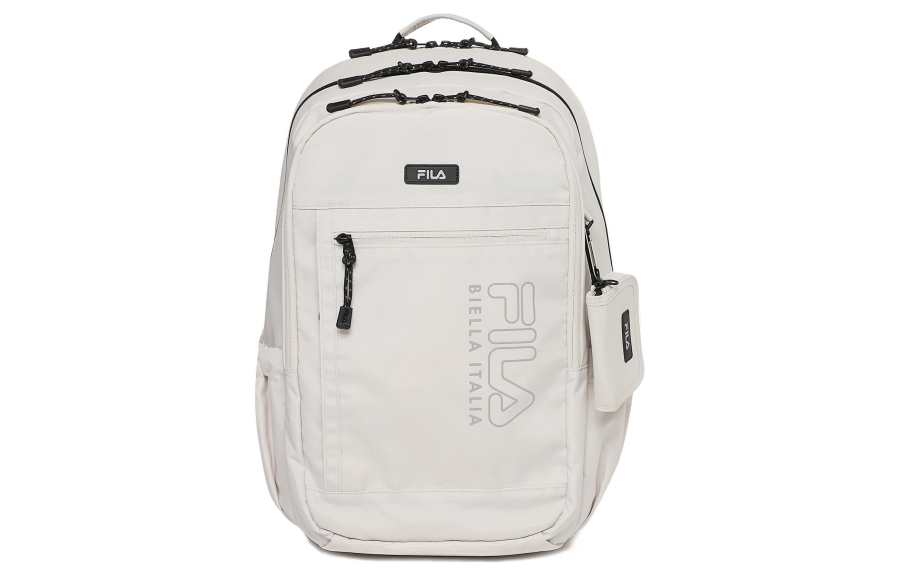 FILA FILA Nylon Backpack Combo Bag Regular Men's Ecru