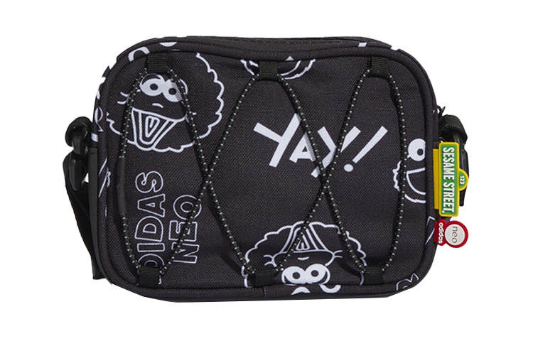 Adidas Neo Adidas X Sesame Street, Collaboration Polyester Crossbody Bags Regular Unisex Black