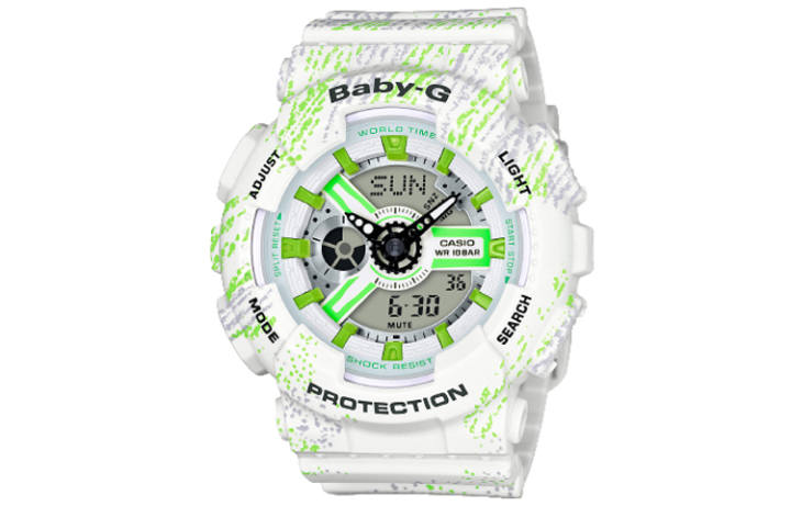 CASIO CASIO Women's BABY-G Green Watch BA-110TX-7A