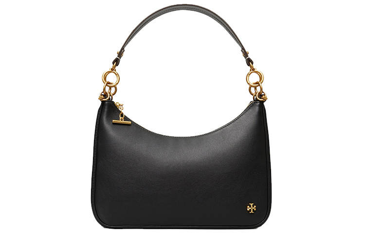 TORY BURCH 151 MERCER Leather Handbag Women's Black
