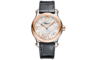 CHOPARD HAPPY SPORT Happiness 5 Diamonds Automatic Mechanical Movement Women's Watch 36mm White Dial