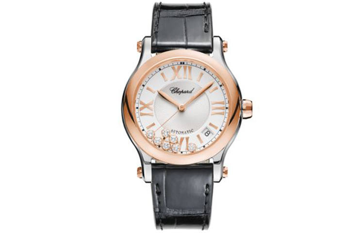 CHOPARD HAPPY SPORT Happiness 5 Diamonds Automatic Mechanical Movement Women's Watch 36mm White Dial