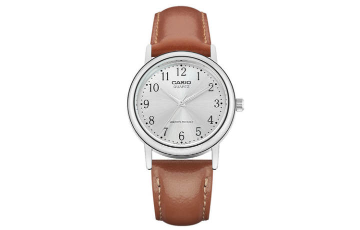 CASIO CASIO Men Standard Series Silver Watch MTP-1095E-7B