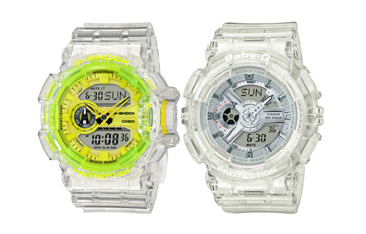 CASIO CASIO Unisex Pair Table Series Yellow Watch