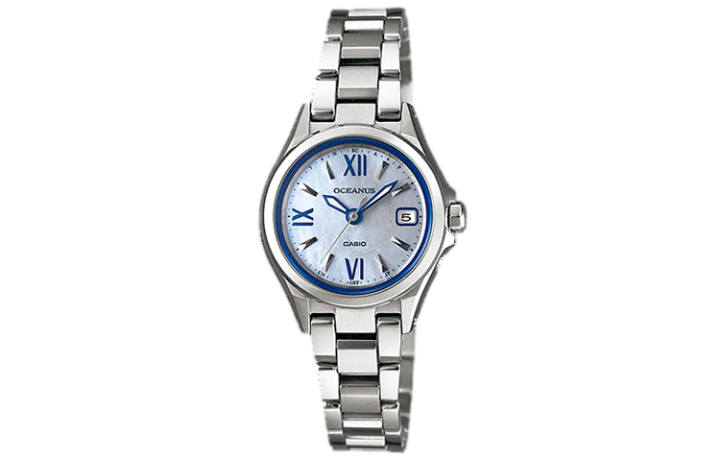 CASIO CASIO Women's OCEANUS Blue Watch OCW-70PJ-7AJF