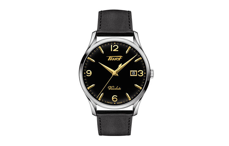 TISSOT Vistada Collection Quartz Movement 30m Waterproof Men's Watches Watch 40mm Black Dial
