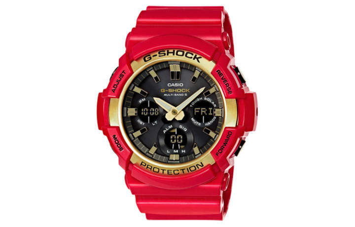 CASIO CASIO Men Liquid Crystal/Analog Dual Display Series Black Watch GAW-100CX-4A