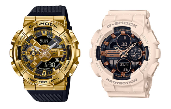 CASIO CASIO Unisex Pair Table Series Gold Watch