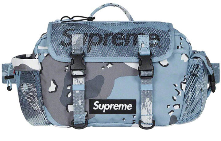 Supreme Supreme Polyester Shoulder Bag, Crossbody Bag, Fanny Pack Men's Blue White
