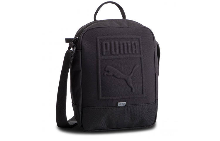 PUMA Fabric Handbag, Shoulder Bag, Crossbody Bag Unisex Black