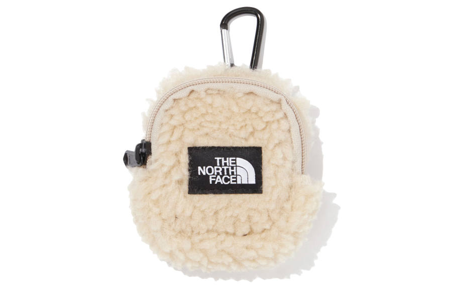 THE NORTH FACE Sherpa Charm Bag, Earphone Case Unisex Khaki