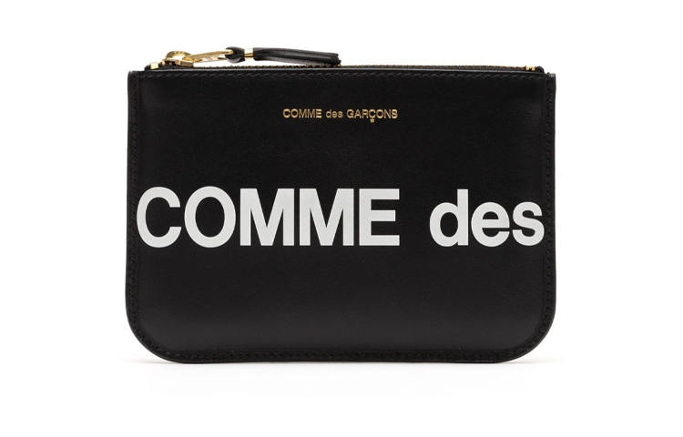 CDG CDG Cow Leather Wallet Unisex Black